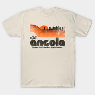 Visit Angola Prison Retro Tourist Souvenir T-Shirt